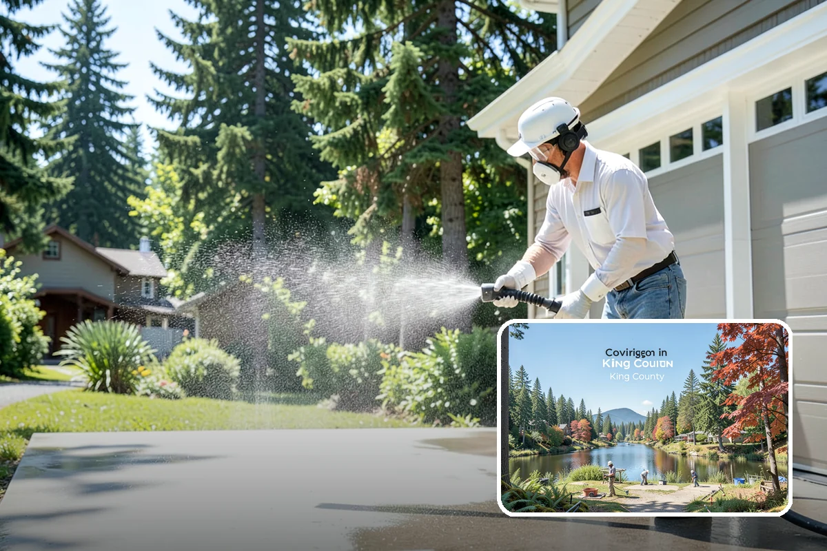 Driveway Sealing Preparation in Covington, King County, WA - Ensures the sealant bonds properly to clean concrete