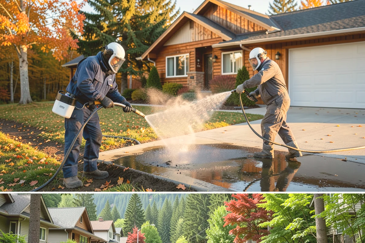 Driveway Sealing Preparation in Darrington, Snohomish County, WA - Schedule prep during a dry summer window so the surface can fully dry before sealing.