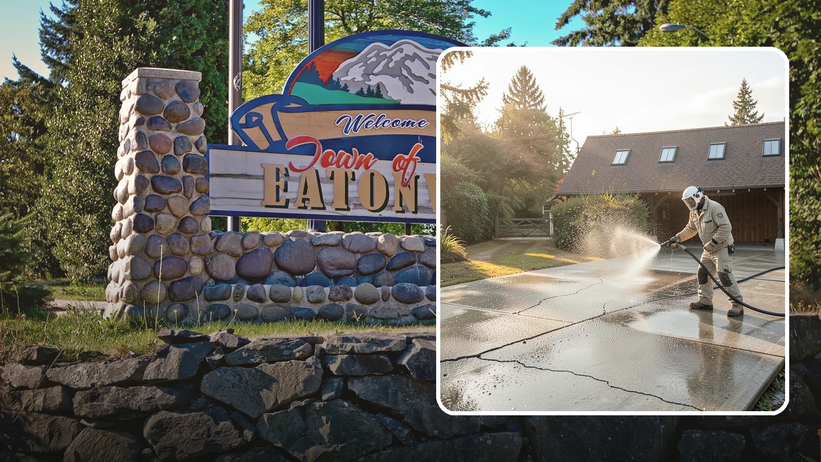 Driveway Sealing Preparation in Eatonville, Pierce County, WA - Thorough cleaning and prep that gets a driveway ready for a durable, long-lasting sealant application.