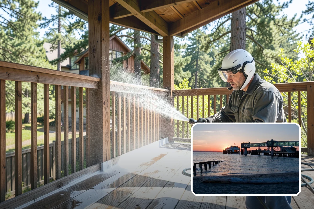 Driveway Sealing Preparation in Edmonds, Snohomish County, WA - Ensures the sealant bonds properly to clean concrete