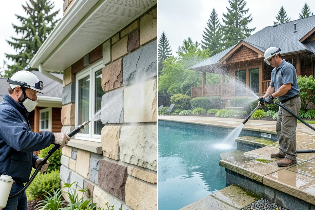 Driveway Sealing Preparation in Federal Way, King County, WA - Deep-clean the entire driveway surface