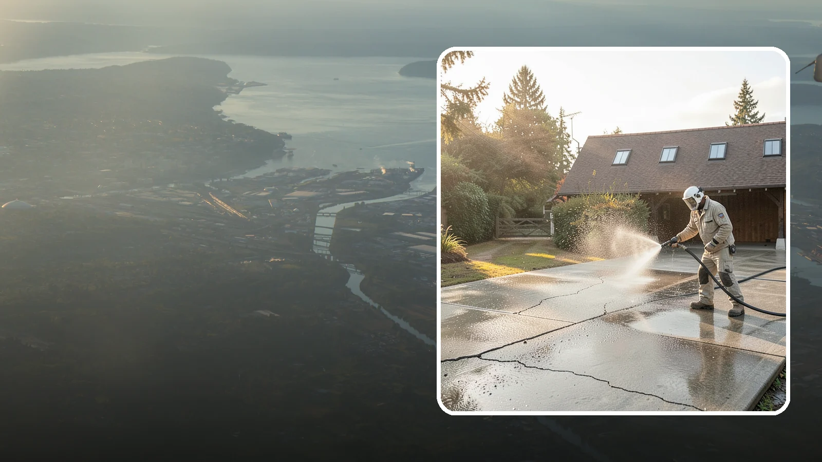 Driveway Sealing Preparation in Fife, Pierce County, WA - Thorough cleaning and prep that gets a driveway ready for a durable, long-lasting sealant application.