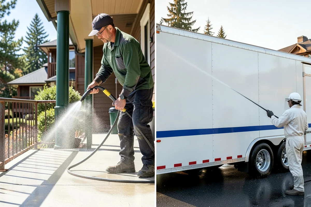 Driveway Sealing Preparation in Gig Harbor, Pierce County, WA - Deep-clean the entire driveway surface