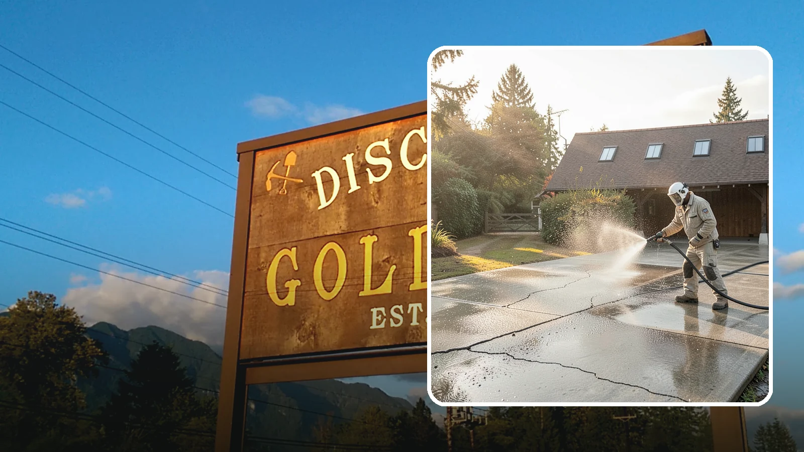 Driveway Sealing Preparation in Gold Bar, Snohomish County, WA - Thorough cleaning and prep that gets a driveway ready for a durable, long-lasting sealant application.