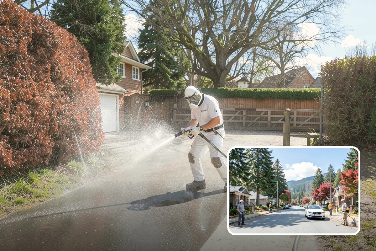 Driveway Sealing Preparation in Hunts Point, King County, WA - Ensures the sealant bonds properly to clean concrete