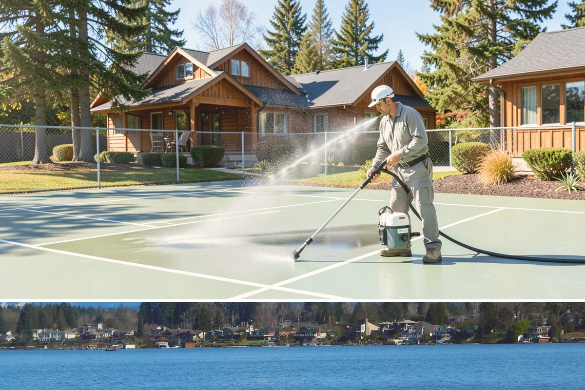 Driveway Sealing Preparation in Lake Stevens, Snohomish County, WA - Schedule prep during a dry summer window so the surface can fully dry before sealing.