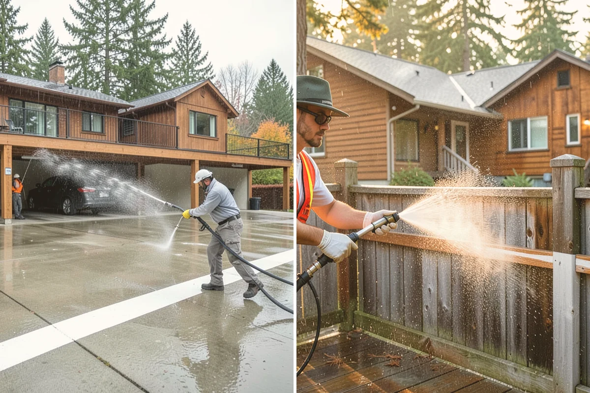 Driveway Sealing Preparation in Newcastle, King County, WA - Deep-clean the entire driveway surface