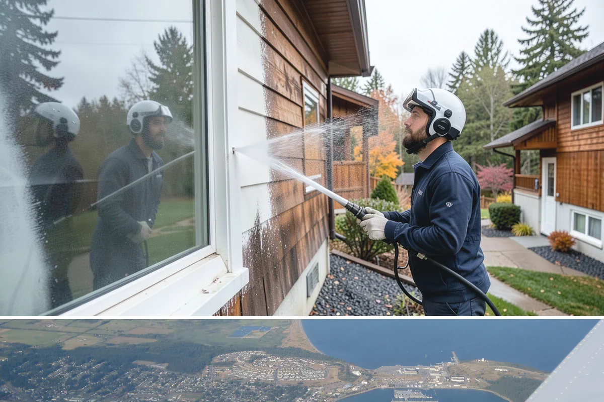 Driveway Sealing Preparation in Oak Harbor, Island County, WA - Schedule prep during a dry summer window so the surface can fully dry before sealing.