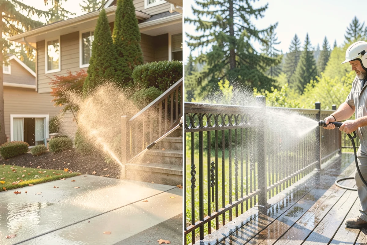 Driveway Sealing Preparation in Orting, Pierce County, WA - Deep-clean the entire driveway surface