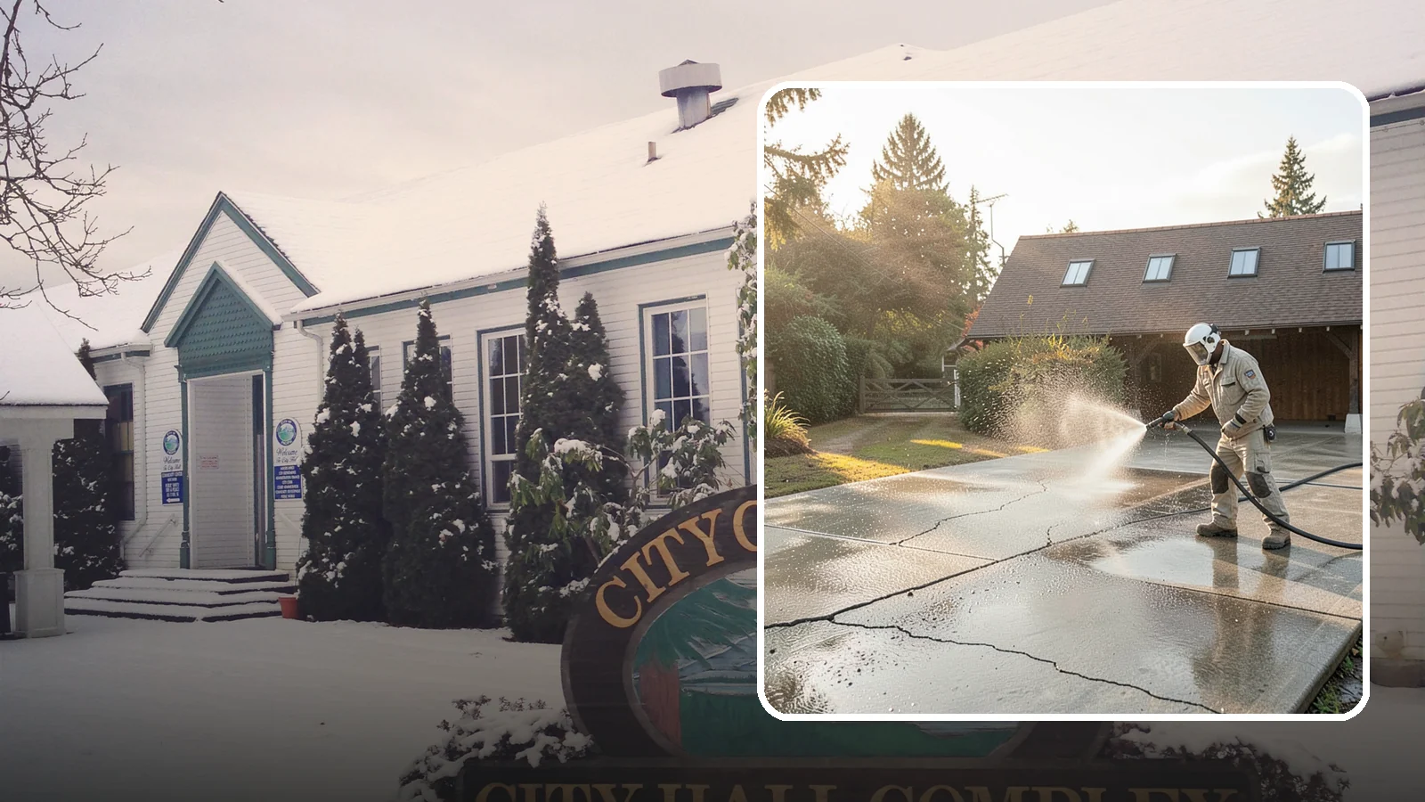Driveway Sealing Preparation in Pacific, King County, WA - Thorough cleaning and prep that gets a driveway ready for a durable, long-lasting sealant application.
