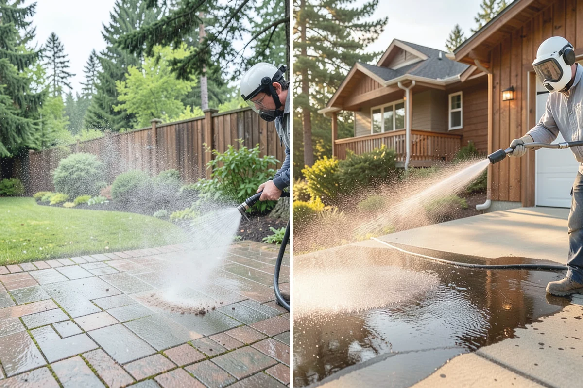 Driveway Sealing Preparation in Redmond, King County, WA - Deep-clean the entire driveway surface