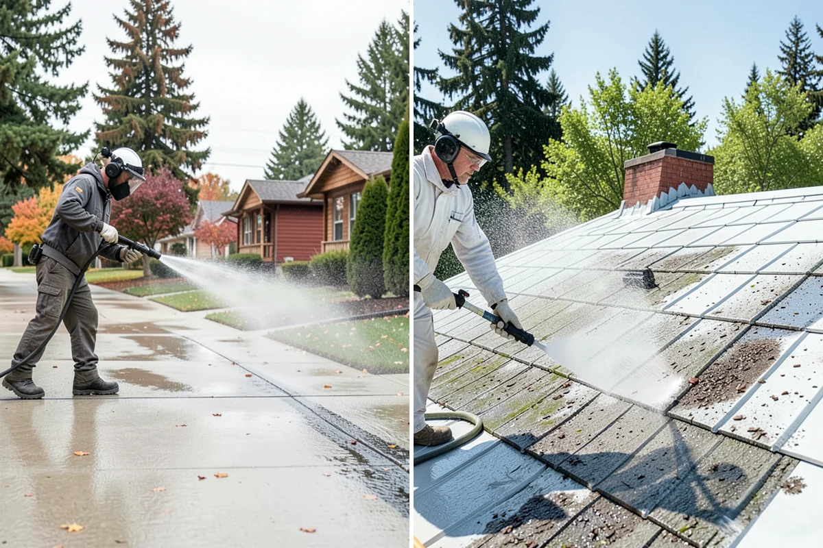 Driveway Sealing Preparation in SeaTac, King County, WA - Deep-clean the entire driveway surface