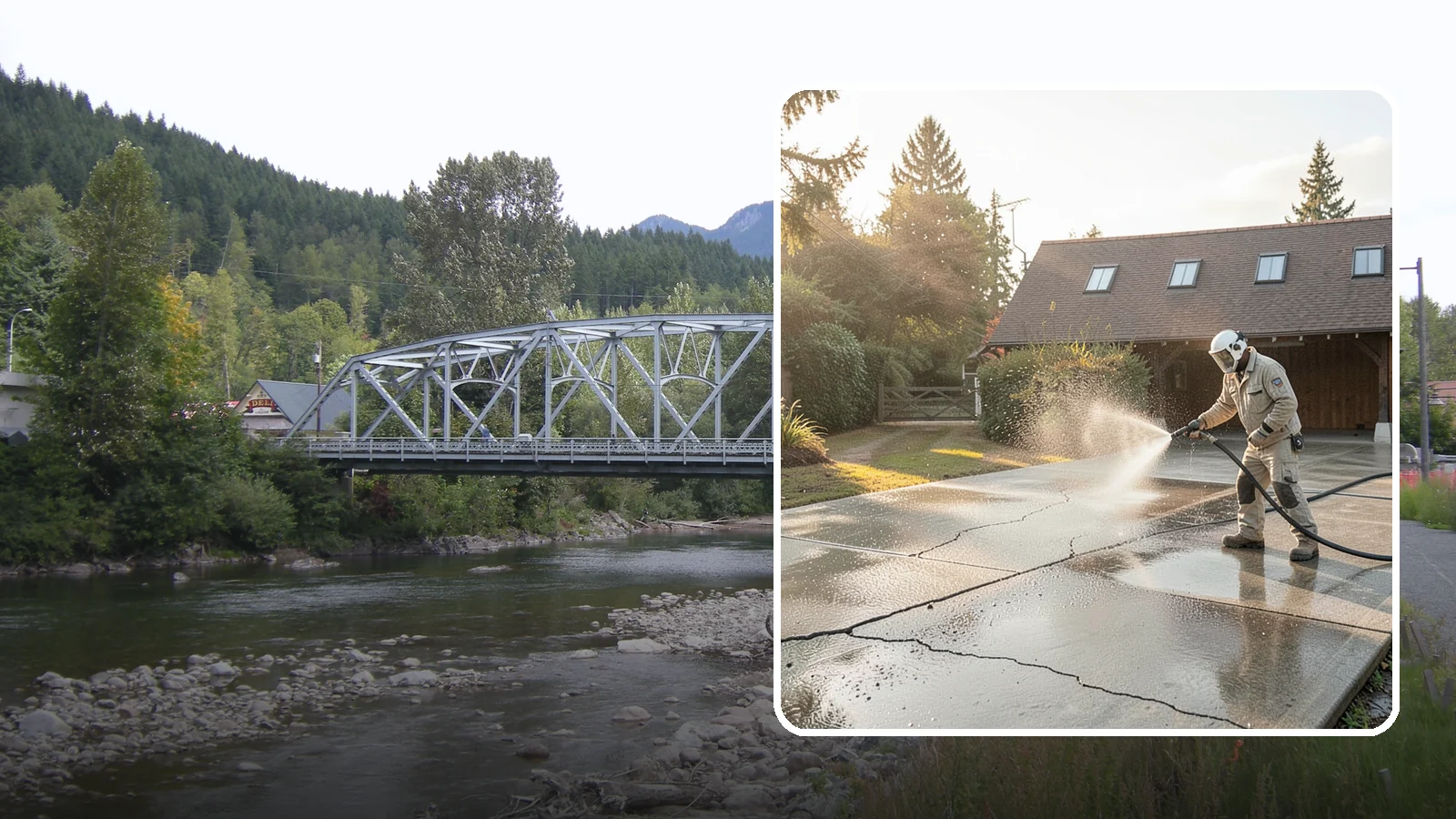 Driveway Sealing Preparation in Skykomish, King County, WA - Thorough cleaning and prep that gets a driveway ready for a durable, long-lasting sealant application.