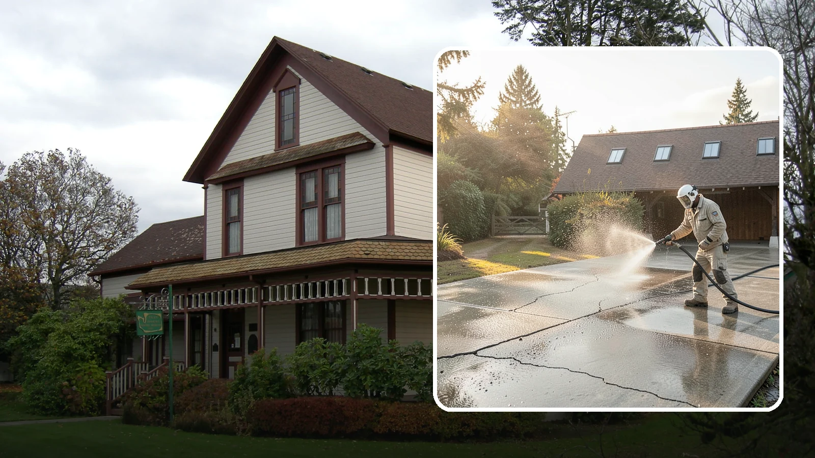 Driveway Sealing Preparation in Sumner, Pierce County, WA - Thorough cleaning and prep that gets a driveway ready for a durable, long-lasting sealant application.