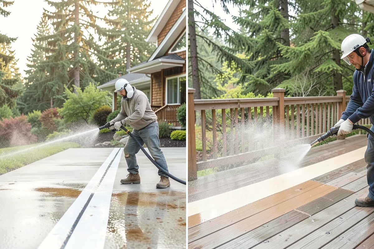 Driveway Sealing Preparation in Tacoma, Pierce County, WA - Deep-clean the entire driveway surface