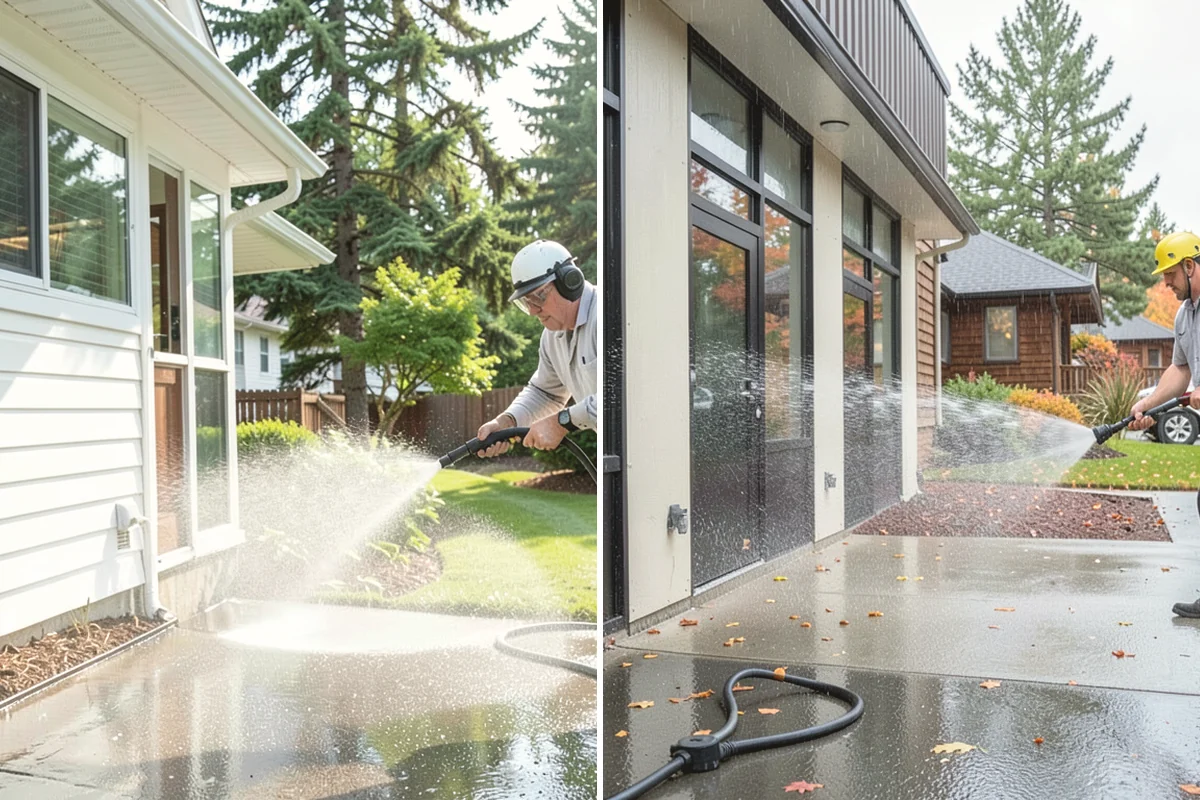 Driveway Sealing Preparation in University Place, Pierce County, WA - Deep-clean the entire driveway surface