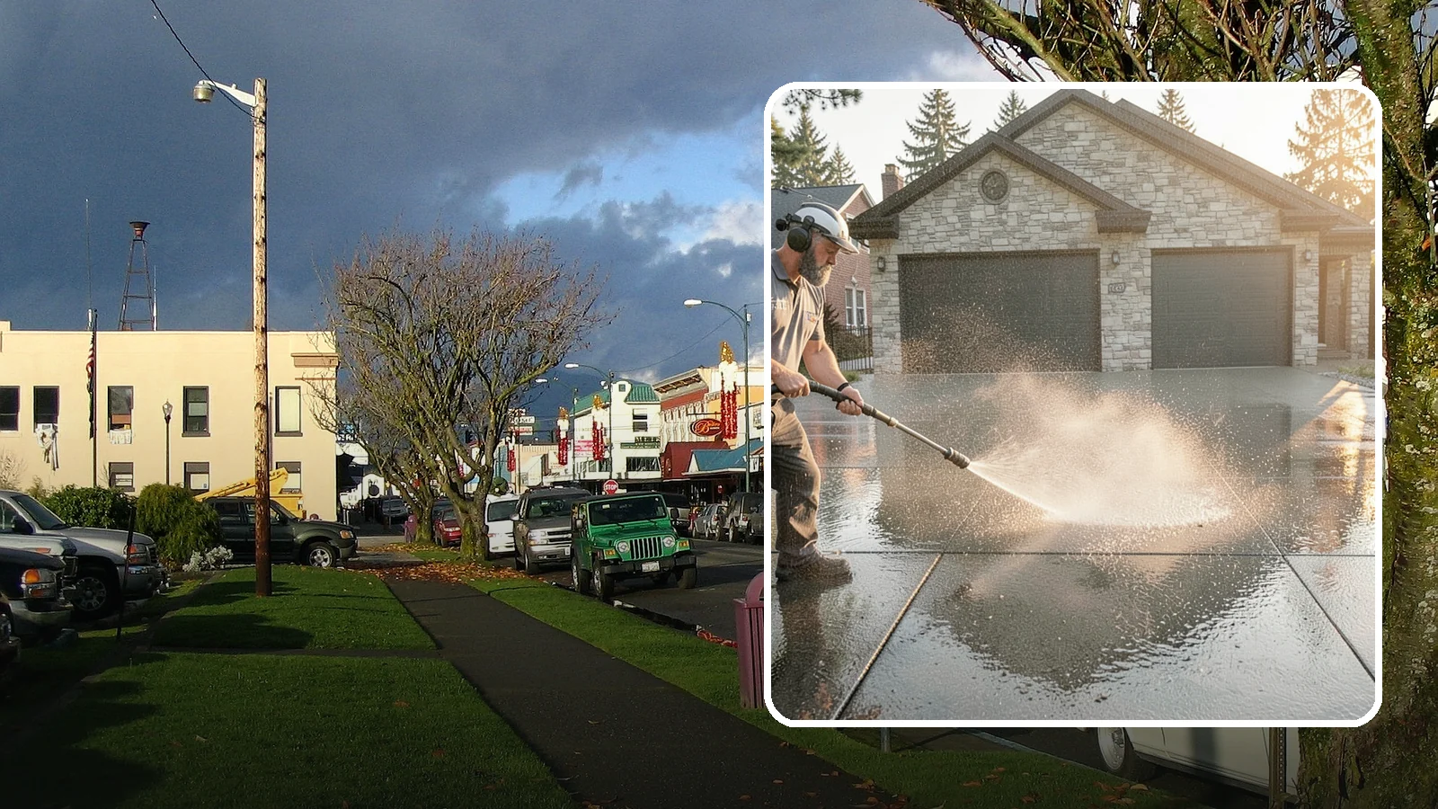 Driveway Sealing in Arlington, Snohomish County, WA - Protective sealing for asphalt and concrete driveways that guards the surface against Washington's relentless rain, oil, and...