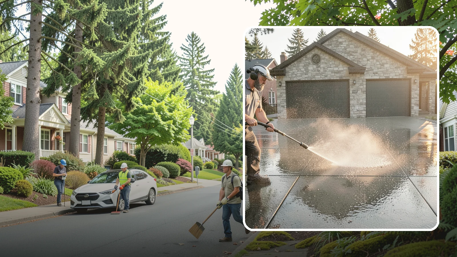 Driveway Sealing in Beaux Arts Village, King County, WA - Protective sealing for asphalt and concrete driveways that guards the surface against Washington's relentless rain, oil, and...