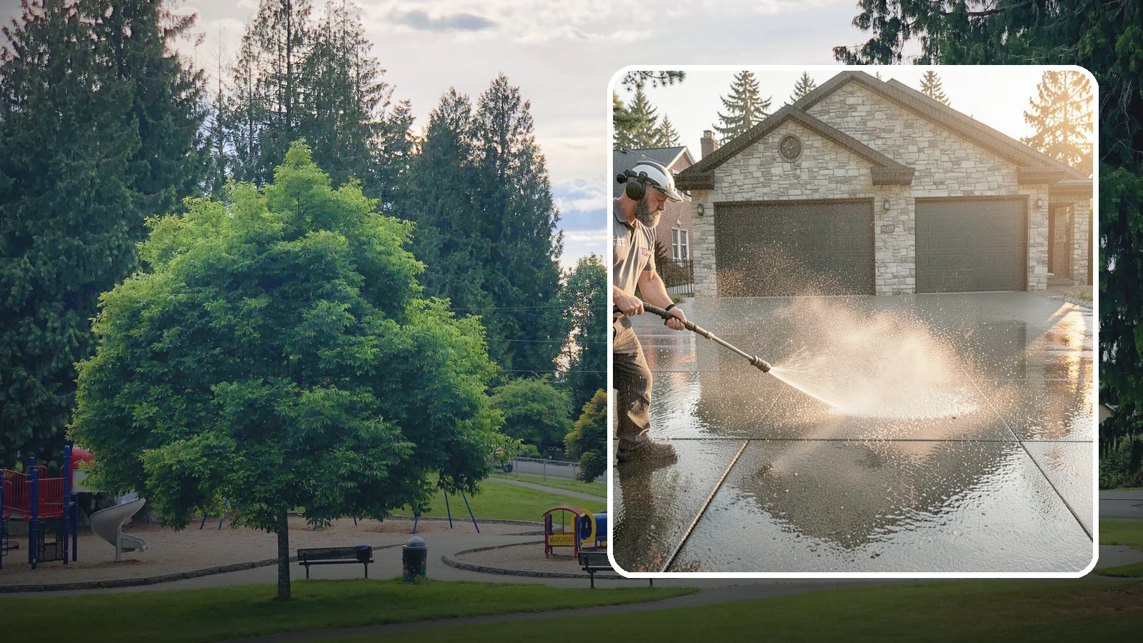 Driveway Sealing in Bonney Lake, Pierce County, WA - Protective sealing for asphalt and concrete driveways that guards the surface against Washington's relentless rain, oil, and...