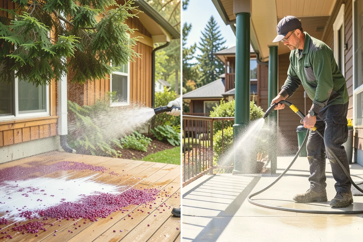 Driveway Sealing in Bothell, King County, WA - Wash the driveway and treat any oil, rust, or organic staining