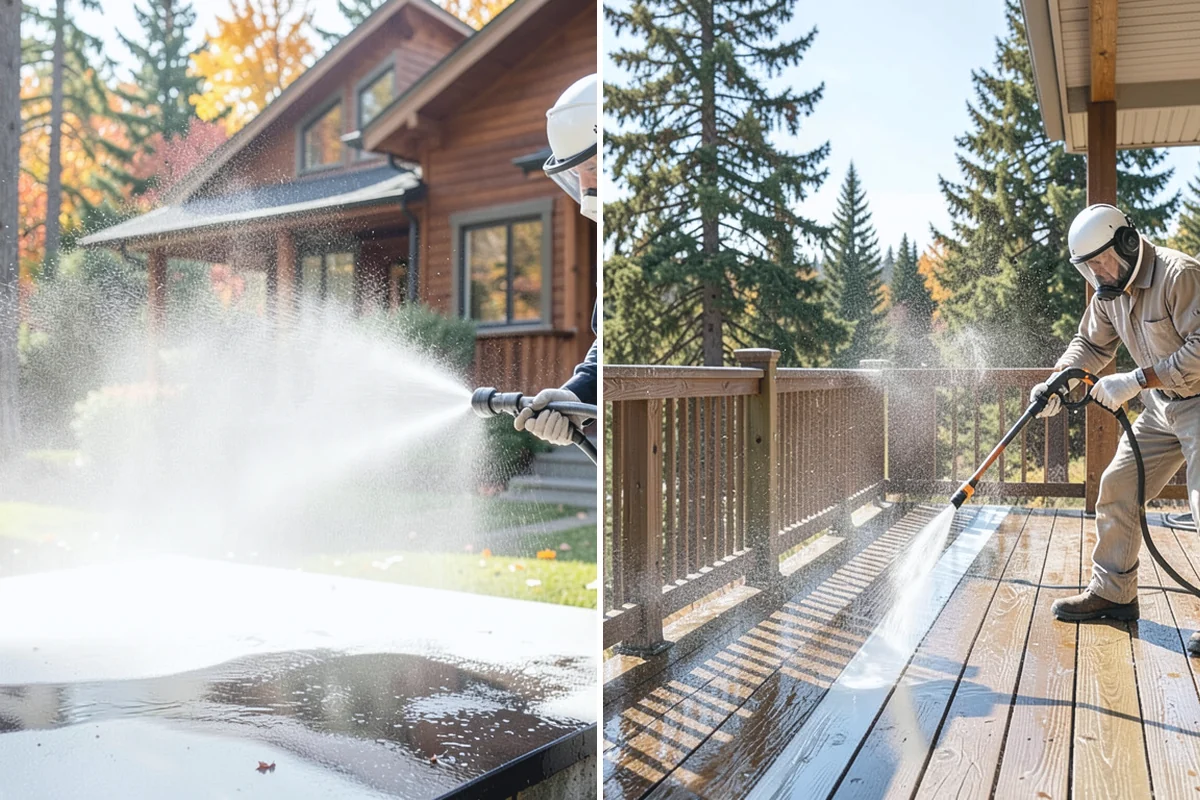Driveway Sealing in Buckley, Pierce County, WA - Wash the driveway and treat any oil, rust, or organic staining