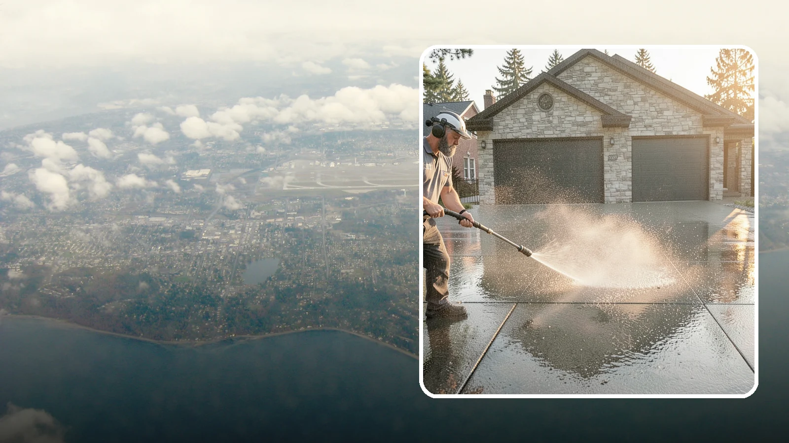 Driveway Sealing in Burien, King County, WA - Protective sealing for asphalt and concrete driveways that guards the surface against Washington's relentless rain, oil, and...