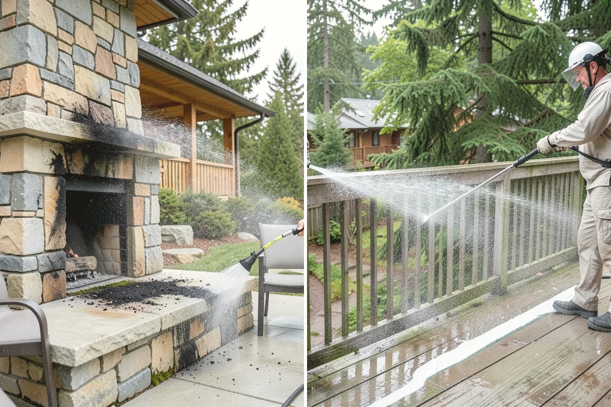 Driveway Sealing in Burien, King County, WA - Wash the driveway and treat any oil, rust, or organic staining