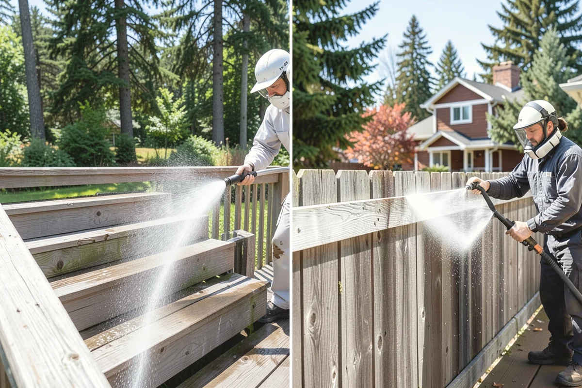 Driveway Sealing in Burlington, Skagit County, WA - Wash the driveway and treat any oil, rust, or organic staining