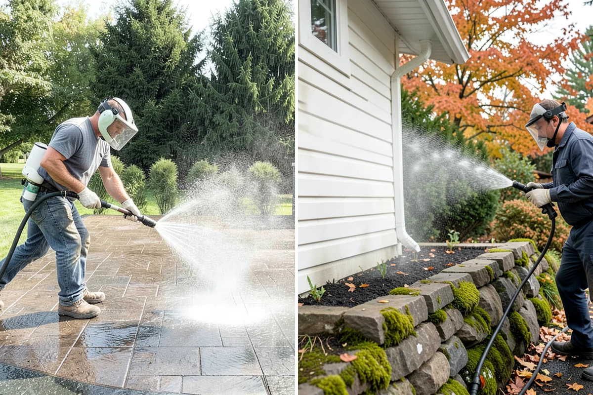 Driveway Sealing in Clyde Hill, King County, WA - Wash the driveway and treat any oil, rust, or organic staining