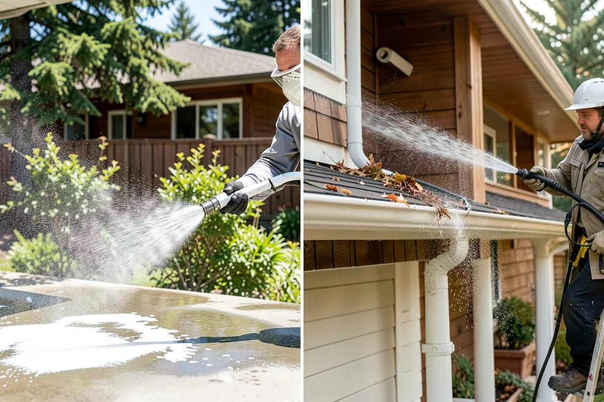 Driveway Sealing in Concrete, Skagit County, WA - Wash the driveway and treat any oil, rust, or organic staining