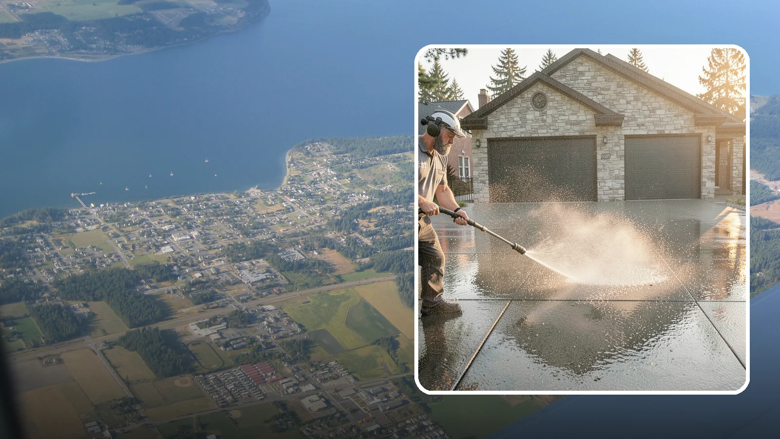 Driveway Sealing in Coupeville, Island County, WA - Protective sealing for asphalt and concrete driveways that guards the surface against Washington's relentless rain, oil, and...