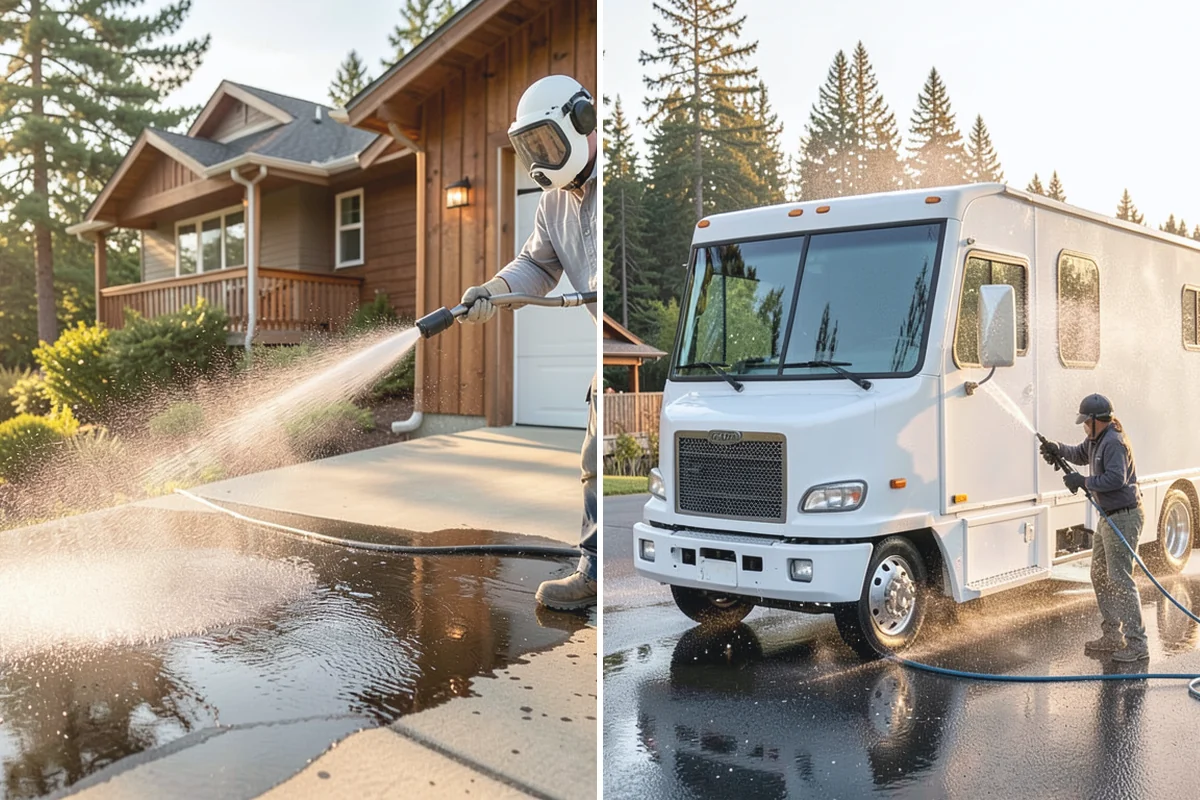 Driveway Sealing in Coupeville, Island County, WA - Wash the driveway and treat any oil, rust, or organic staining