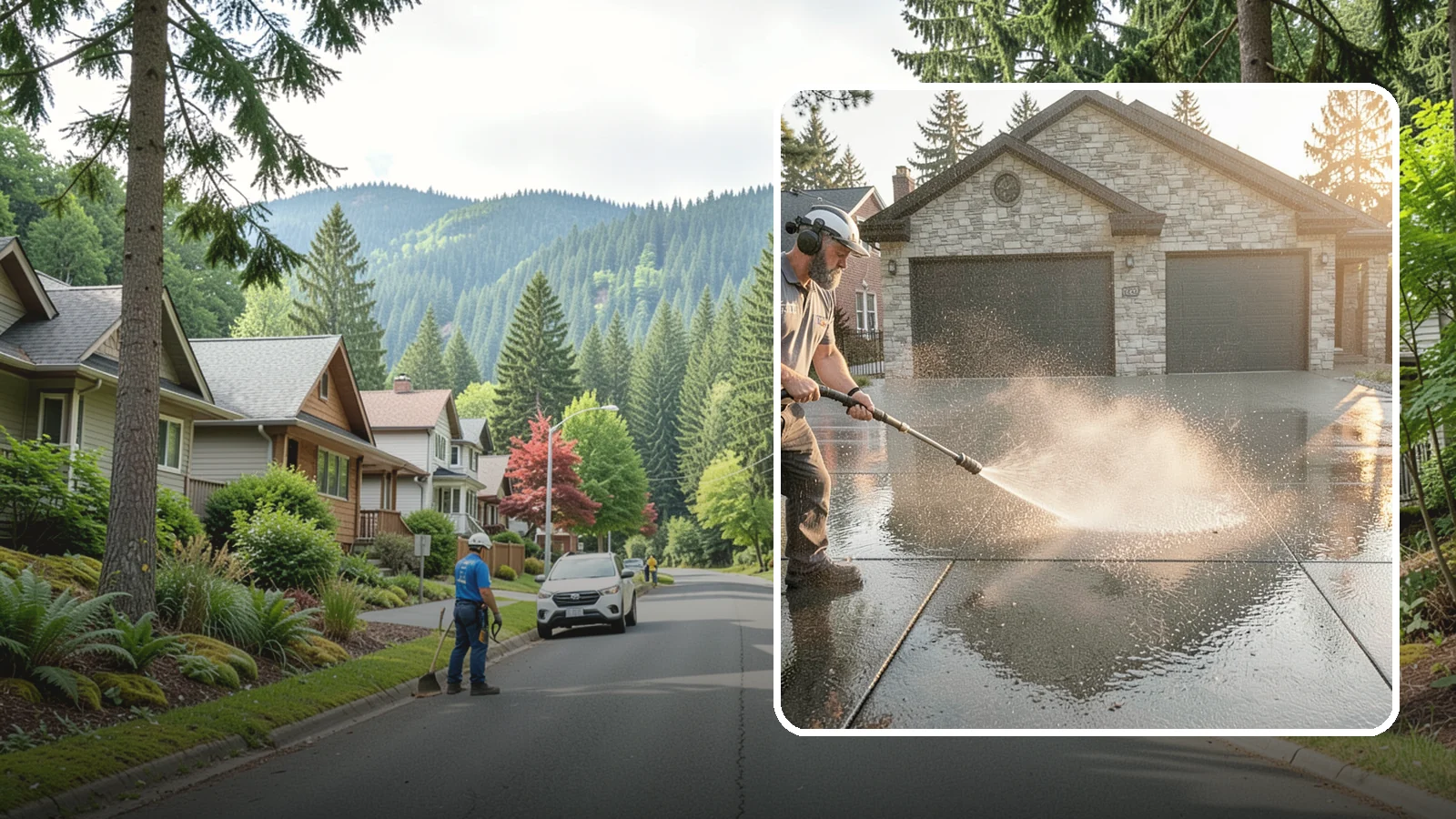 Driveway Sealing in Darrington, Snohomish County, WA - Protective sealing for asphalt and concrete driveways that guards the surface against Washington's relentless rain, oil, and...