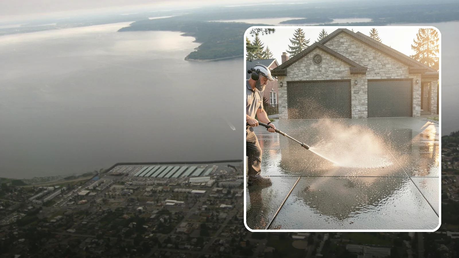 Driveway Sealing in Des Moines, King County, WA - Protective sealing for asphalt and concrete driveways that guards the surface against Washington's relentless rain, oil, and...