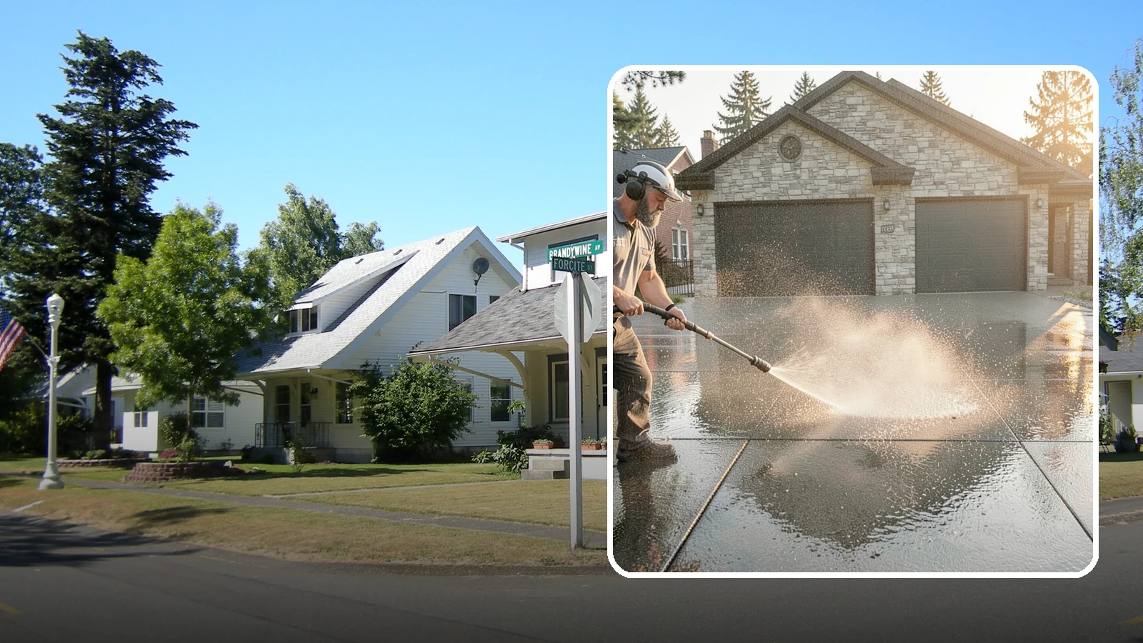Driveway Sealing in DuPont, Pierce County, WA - Protective sealing for asphalt and concrete driveways that guards the surface against Washington's relentless rain, oil, and...