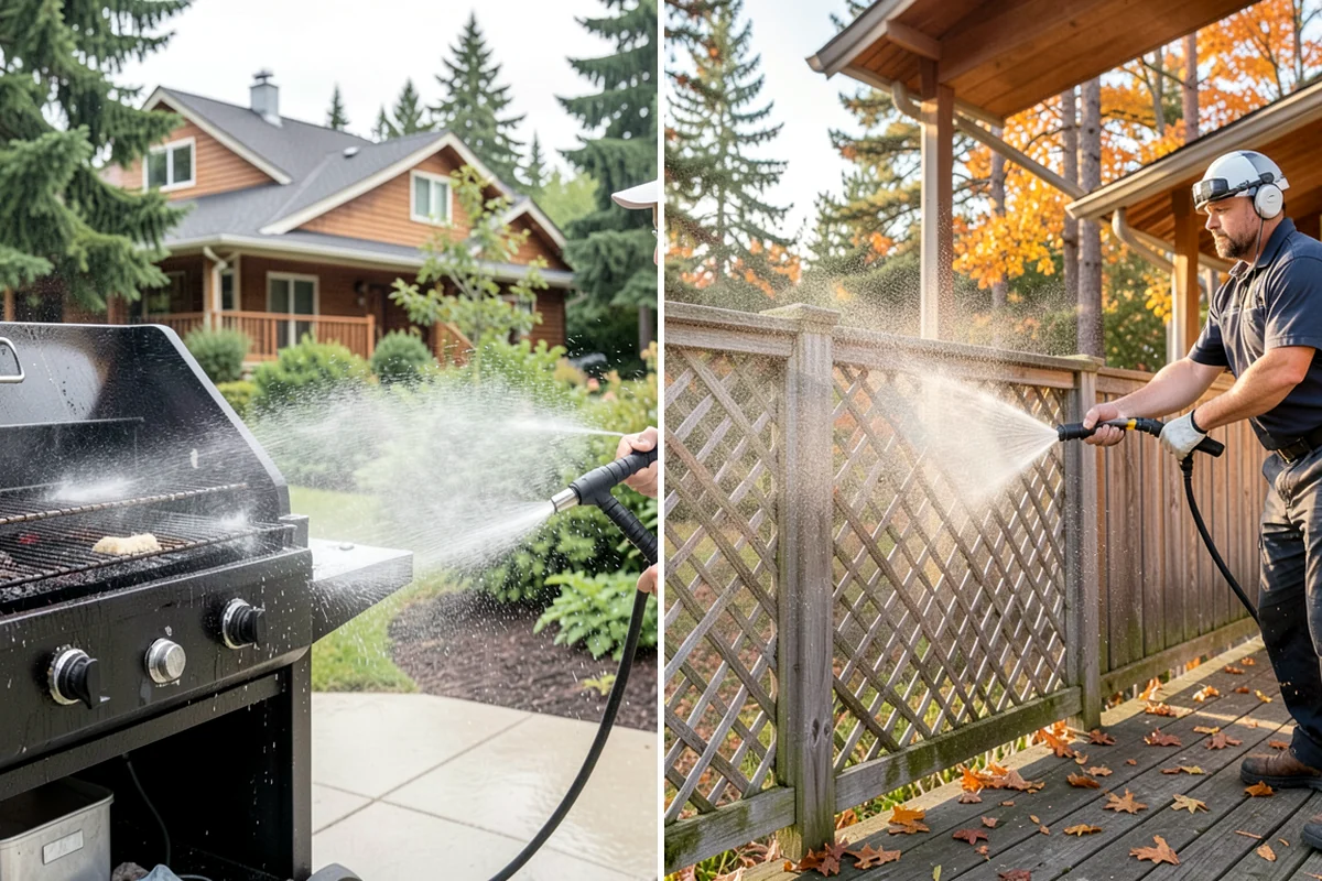 Driveway Sealing in DuPont, Pierce County, WA - Wash the driveway and treat any oil, rust, or organic staining