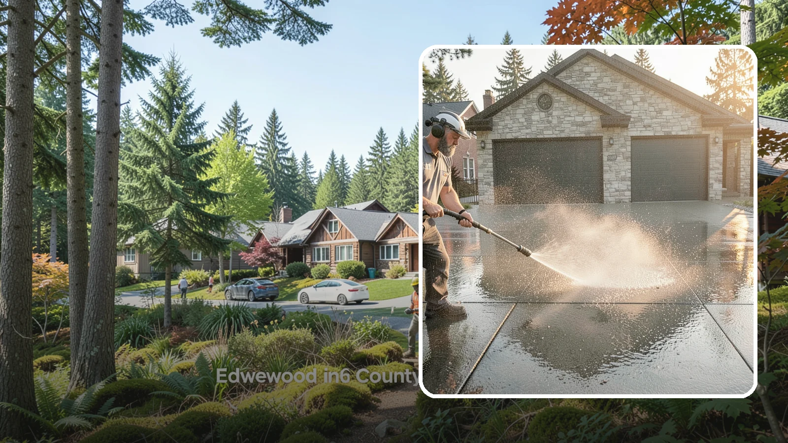 Driveway Sealing in Edgewood, Pierce County, WA - Protective sealing for asphalt and concrete driveways that guards the surface against Washington's relentless rain, oil, and...