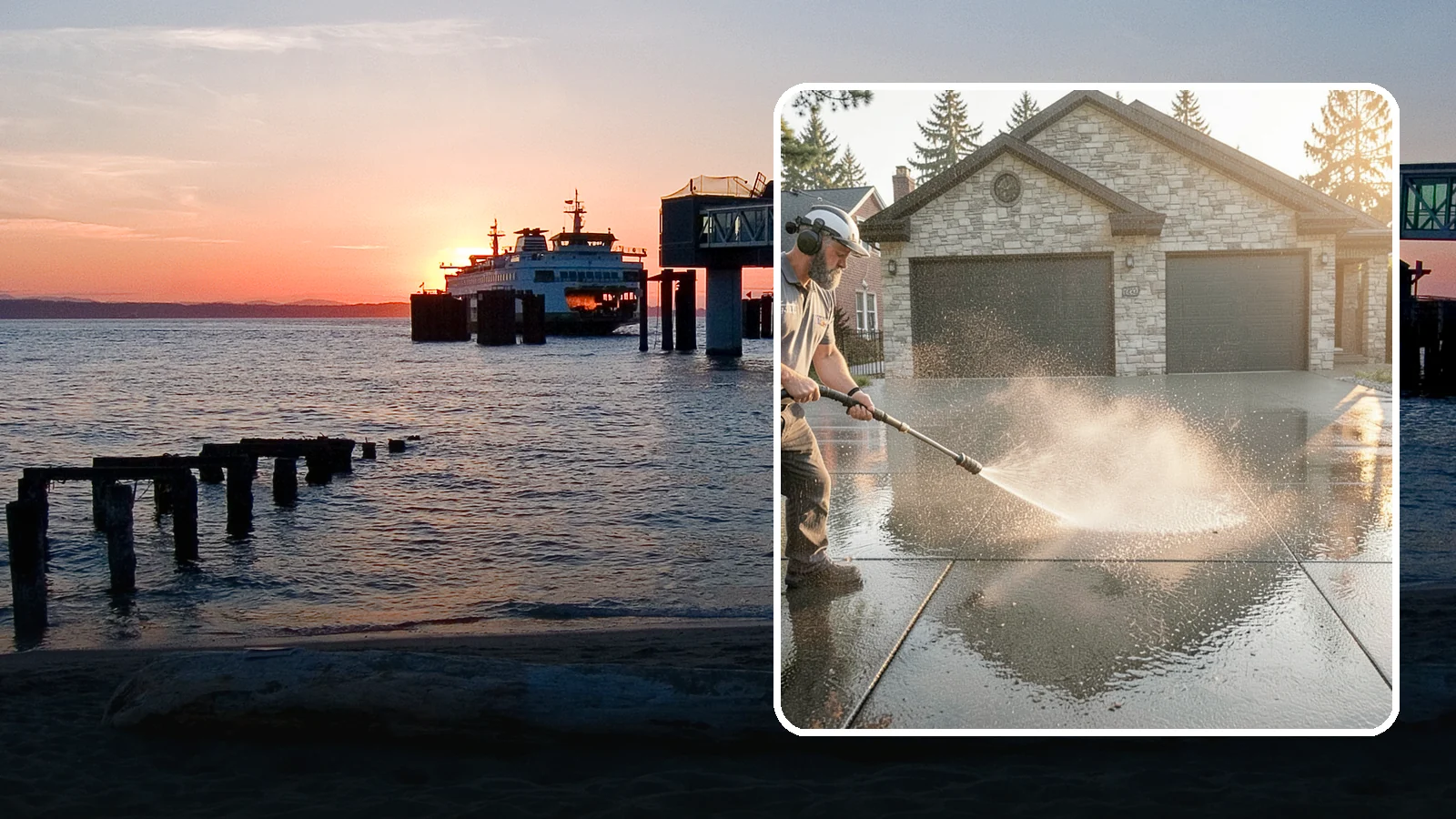 Driveway Sealing in Edmonds, Snohomish County, WA - Protective sealing for asphalt and concrete driveways that guards the surface against Washington's relentless rain, oil, and...