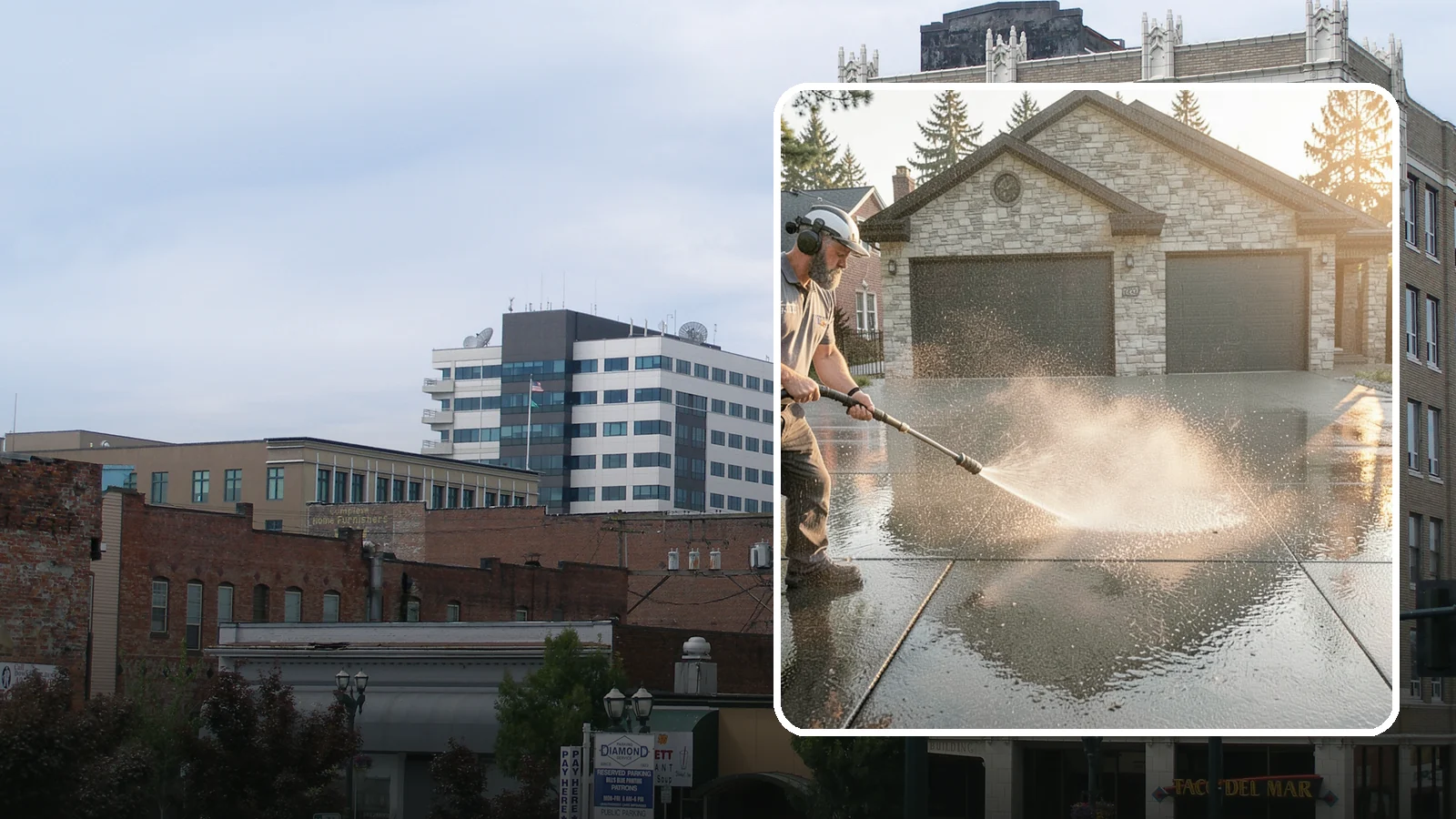 Driveway Sealing in Everett, Snohomish County, WA - Protective sealing for asphalt and concrete driveways that guards the surface against Washington's relentless rain, oil, and...