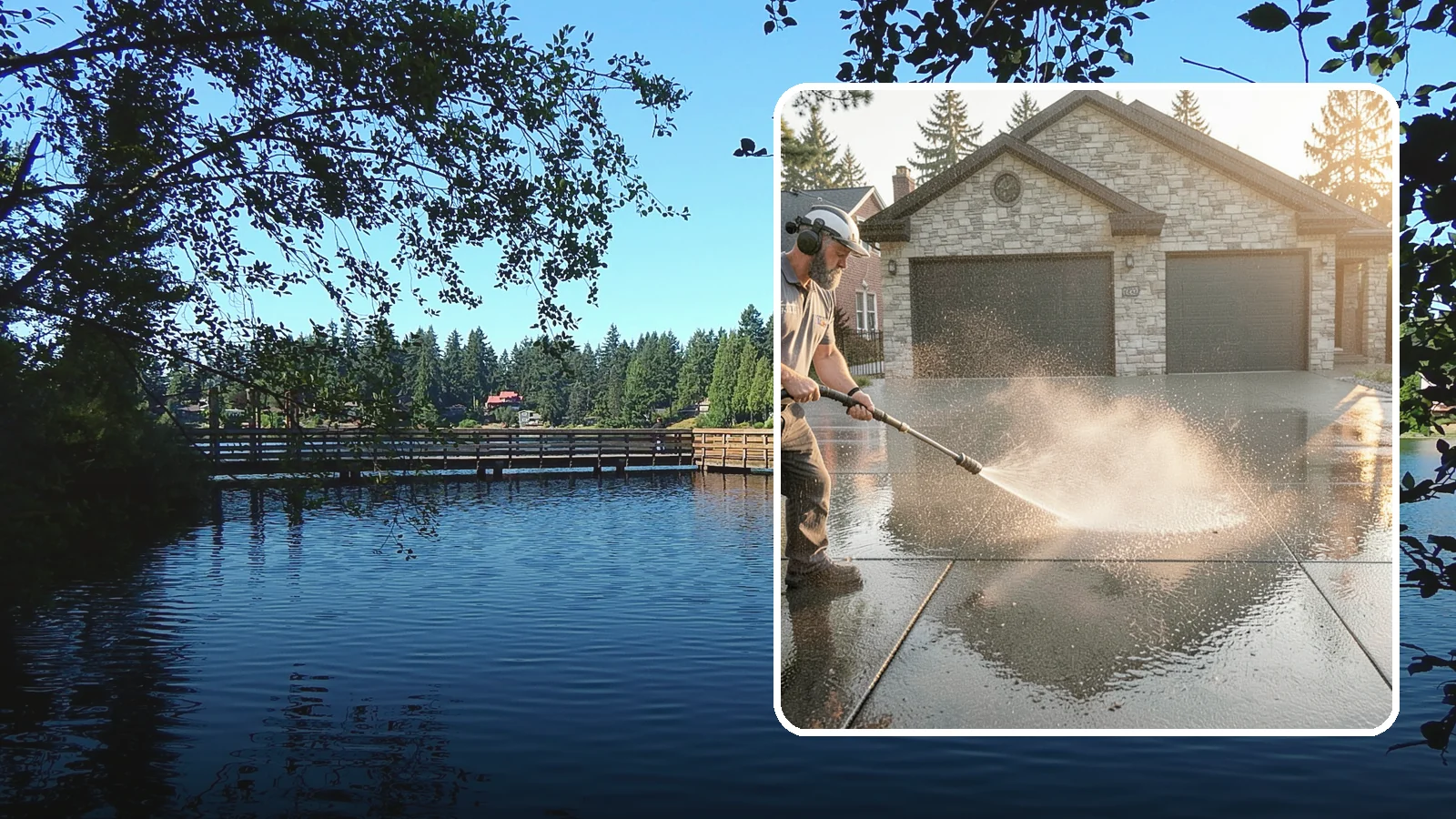 Driveway Sealing in Federal Way, King County, WA - Protective sealing for asphalt and concrete driveways that guards the surface against Washington's relentless rain, oil, and...