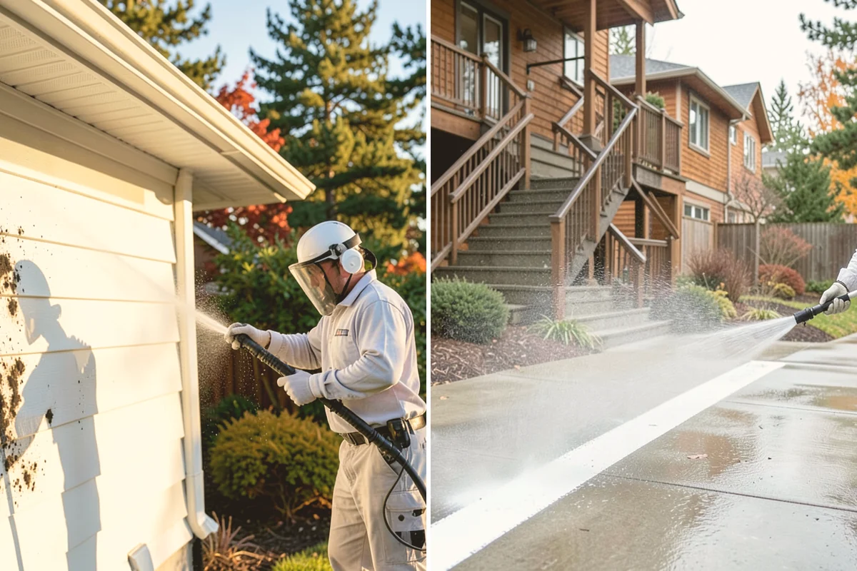 Driveway Sealing in Fife, Pierce County, WA - Wash the driveway and treat any oil, rust, or organic staining