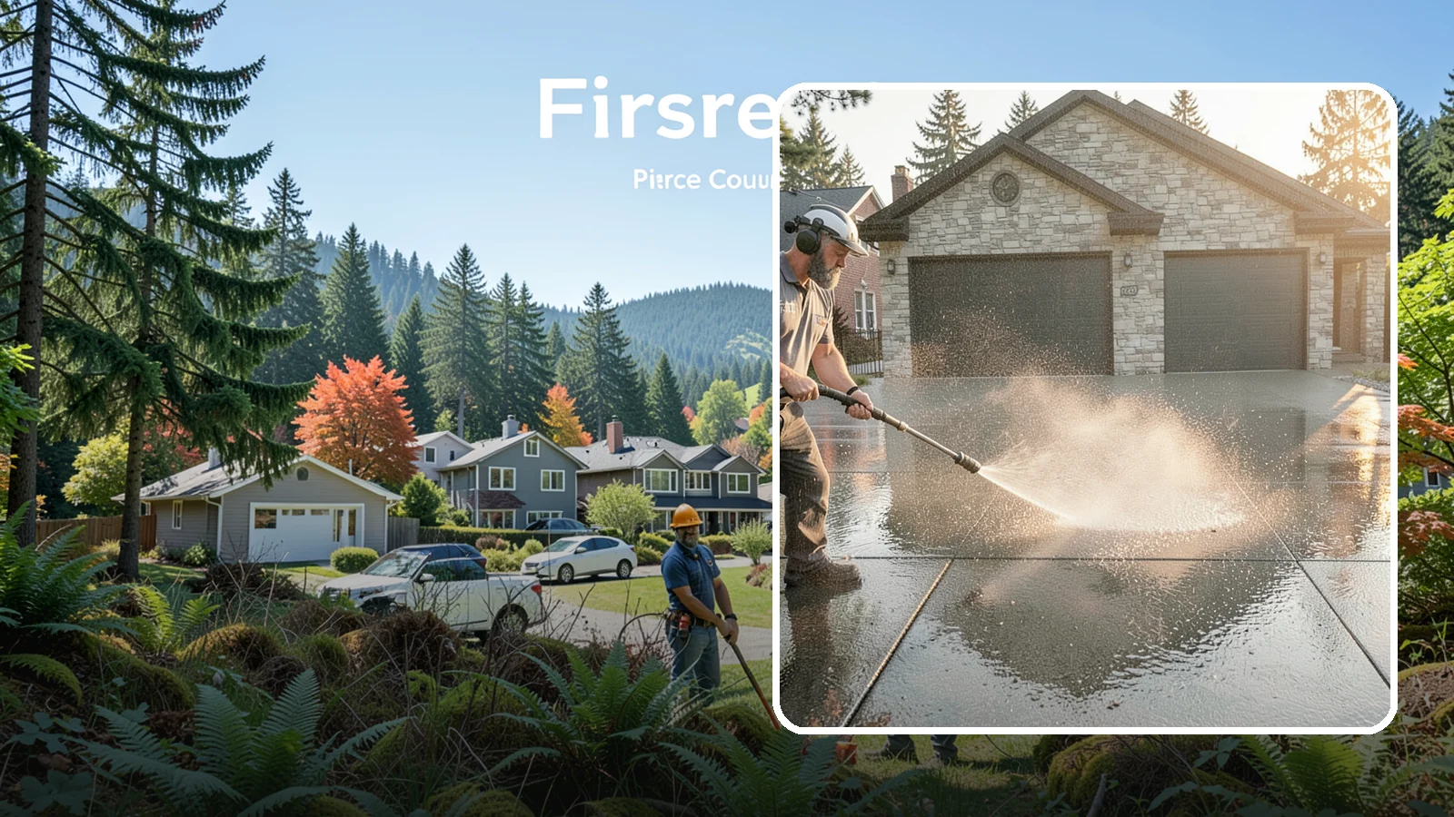 Driveway Sealing in Fircrest, Pierce County, WA - Protective sealing for asphalt and concrete driveways that guards the surface against Washington's relentless rain, oil, and...