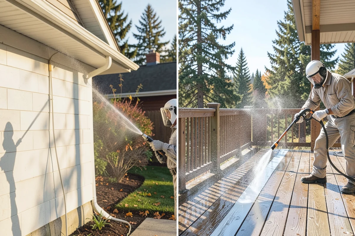 Driveway Sealing in Granite Falls, Snohomish County, WA - Wash the driveway and treat any oil, rust, or organic staining