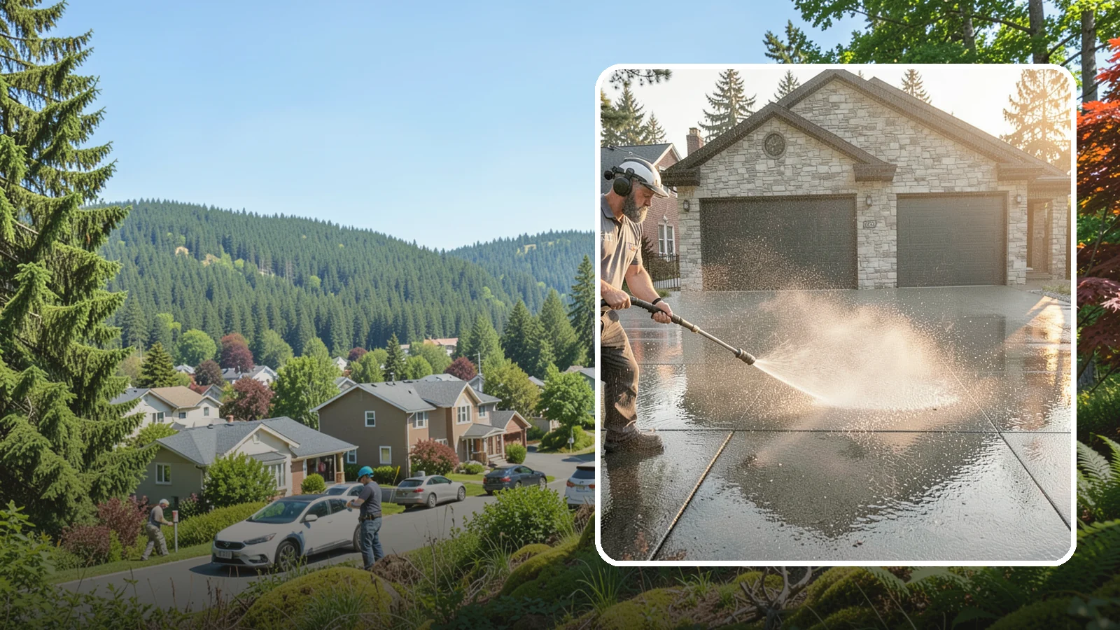 Driveway Sealing in Index, Snohomish County, WA - Protective sealing for asphalt and concrete driveways that guards the surface against Washington's relentless rain, oil, and...