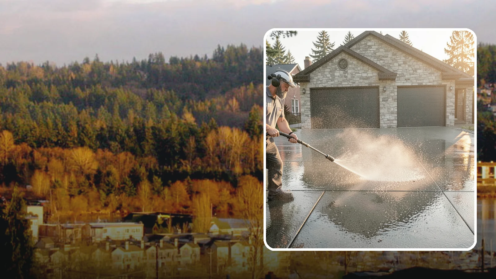 Driveway Sealing in Kenmore, King County, WA - Protective sealing for asphalt and concrete driveways that guards the surface against Washington's relentless rain, oil, and...