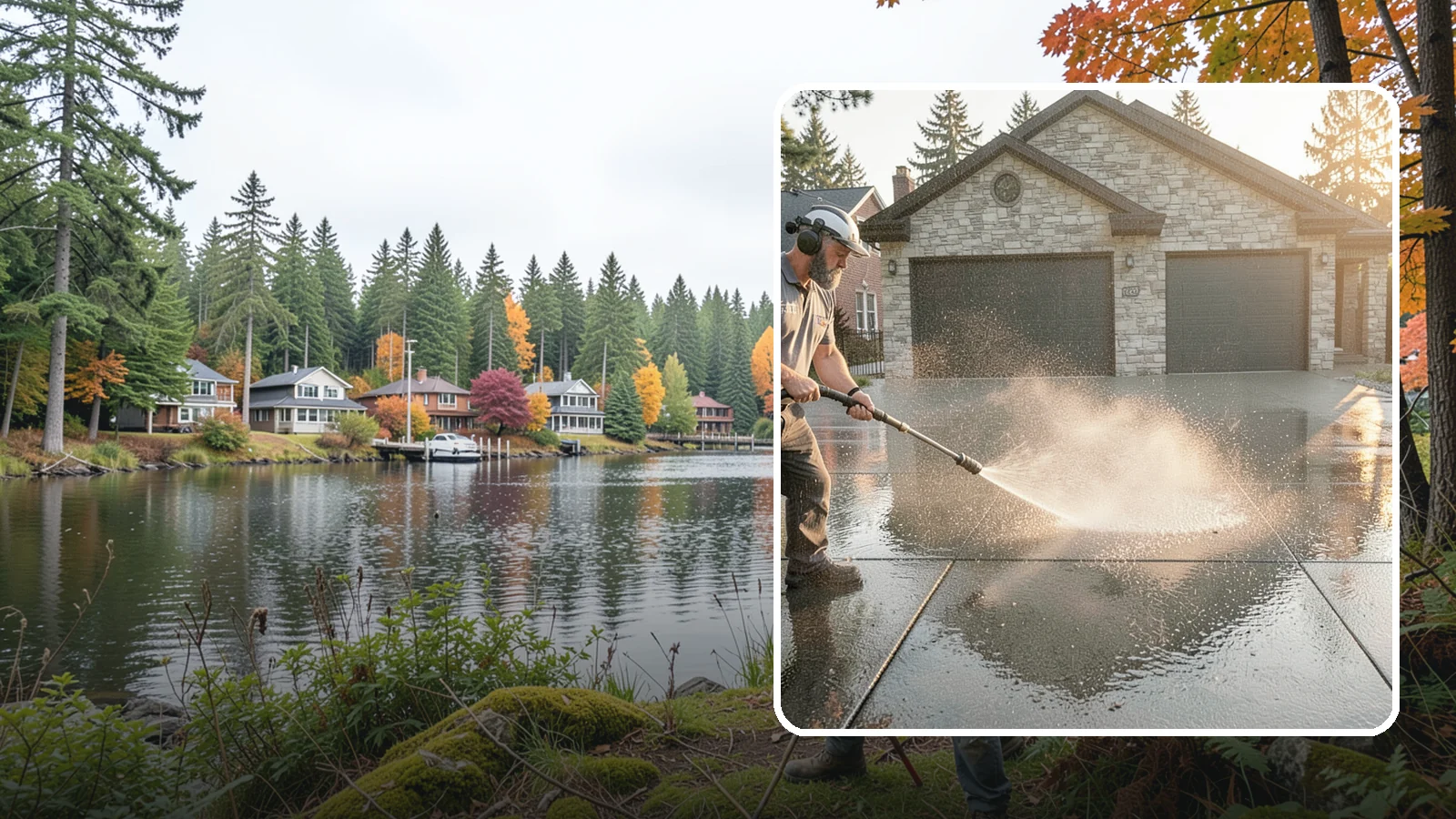 Driveway Sealing in La Conner, Skagit County, WA - Protective sealing for asphalt and concrete driveways that guards the surface against Washington's relentless rain, oil, and...