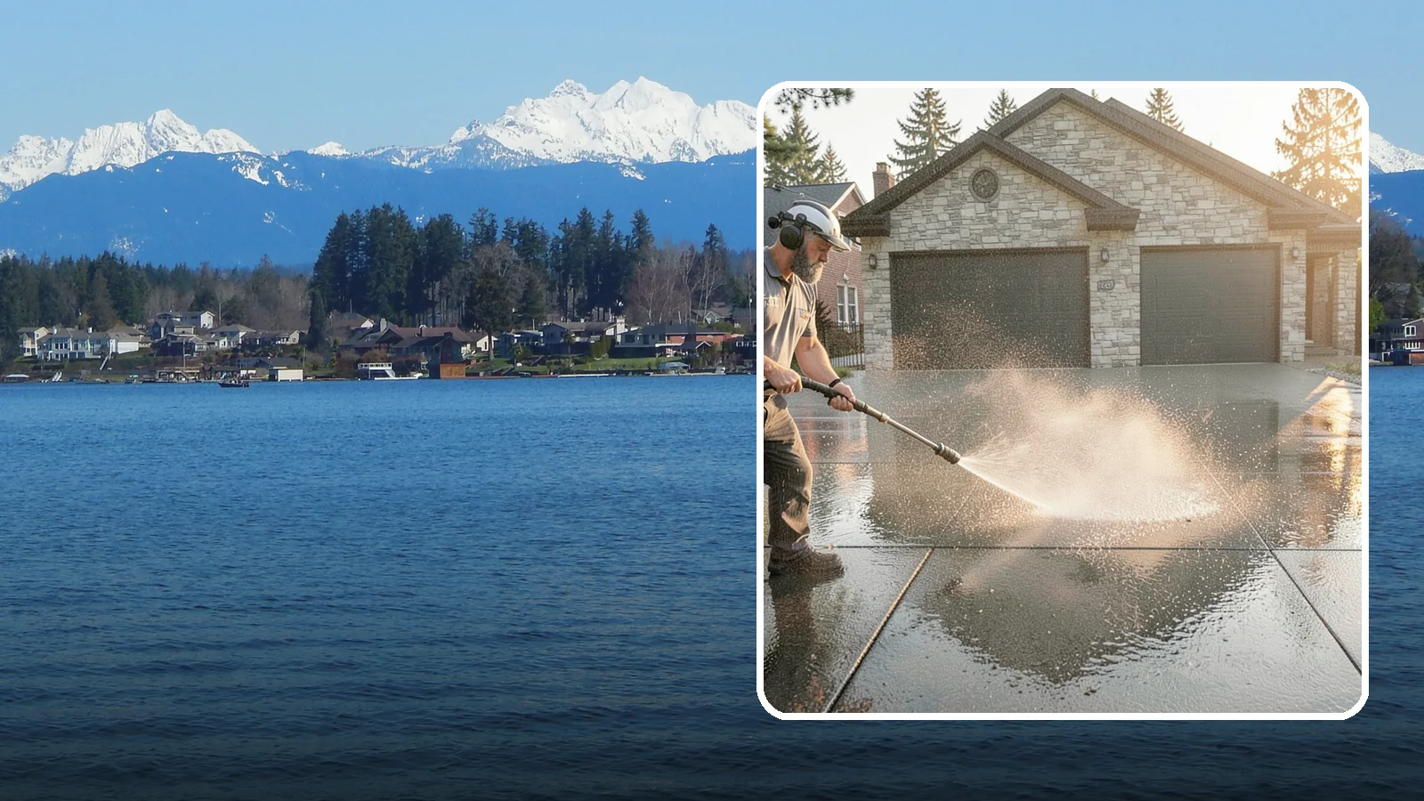 Driveway Sealing in Lake Stevens, Snohomish County, WA - Protective sealing for asphalt and concrete driveways that guards the surface against Washington's relentless rain, oil, and...