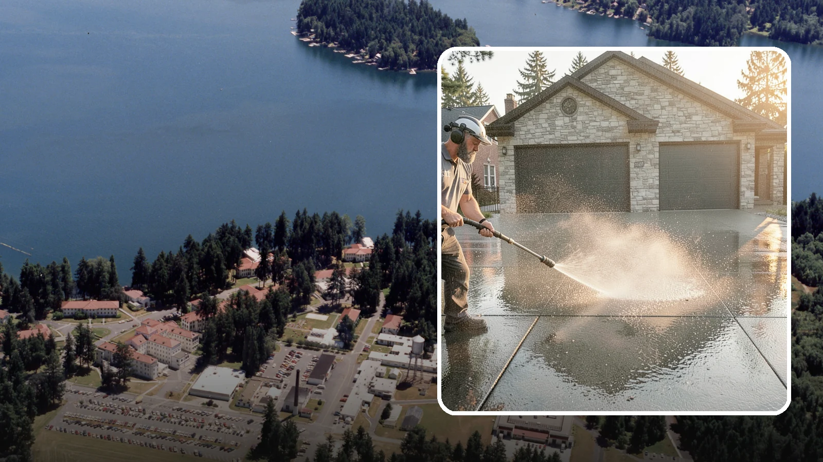 Driveway Sealing in Lakewood, Pierce County, WA - Protective sealing for asphalt and concrete driveways that guards the surface against Washington's relentless rain, oil, and...
