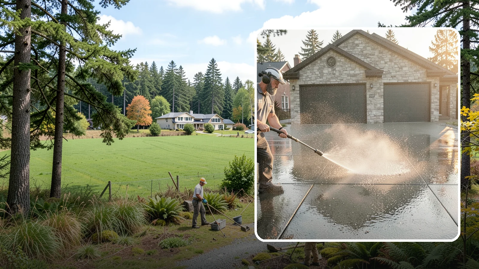 Driveway Sealing in Lyman, Skagit County, WA - Protective sealing for asphalt and concrete driveways that guards the surface against Washington's relentless rain, oil, and...