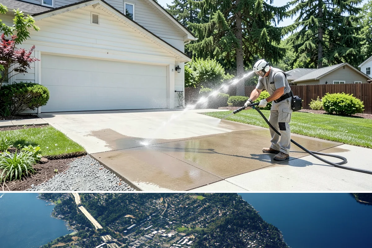 Driveway Sealing in Mercer Island, King County, WA - Target driveway sealing for the dry summer stretch so the surface can cure hard before wet weather and any de-icing season...
